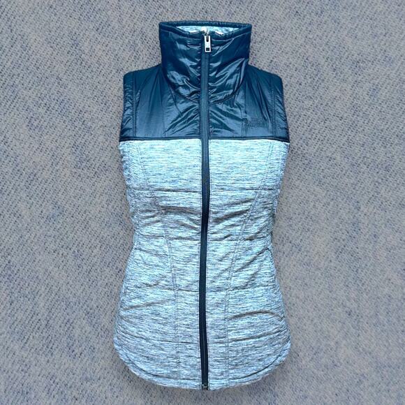 The North Face Jackets & Blazers - The North Face Women’s Grey and Black Insulated Vest - Zip-Up, Size Small